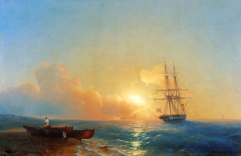 Ivan_Constantinovich_Aivazovsky_-_Fishermen_on_the_Coast_of_the_Sea_1852